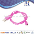 Custom usb cable for mobile phone micro usb data cable